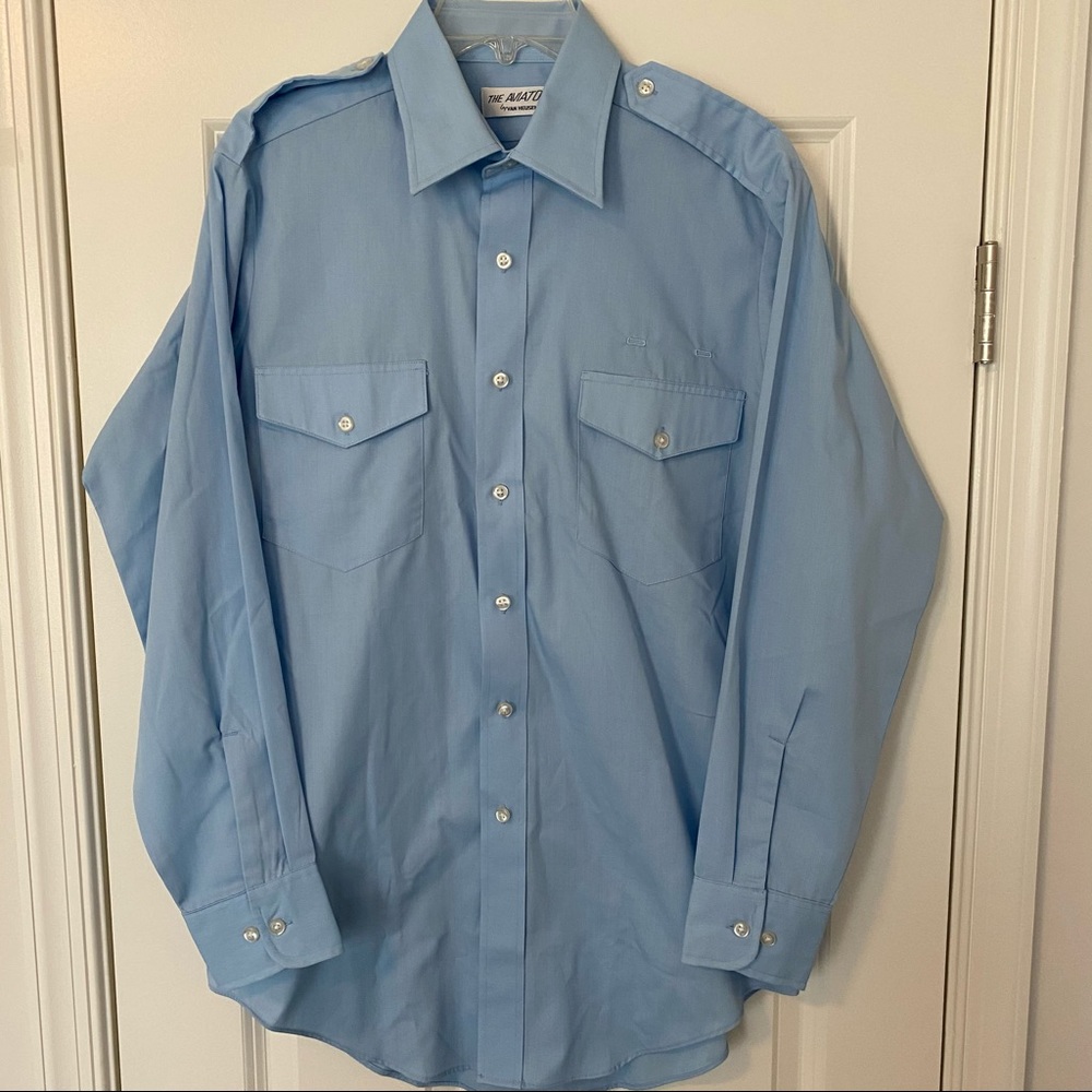 The Aviator by Van Heusen Long Sleeve Pilot Shirt